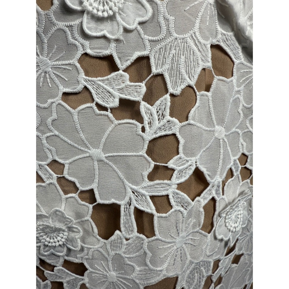 NWT Elliatt Seafarer Lace Halter Neck Mini Dress in White Size XS  $319 - Picture 8 of 11